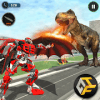 Wild Dinosaur Robot Vs Flying Dragon: Dino Games