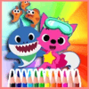 Baby Shark - Coloring Book