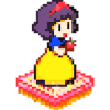 Princess Coloring By Number - Pixel Art