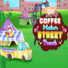 Coffee Maker Street Truck - cooking games for kids