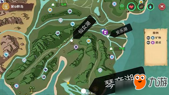 《創(chuàng)造與魔法》河流湖泊地圖分布圖