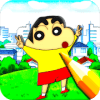 Coloring shin chan pages免费下载