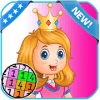 Princess Coloring - Color By number
