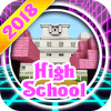 New High School 2018 Adventure Minigame Map MCPE无法打开