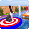 Poly Art Rabbit Stunts Simulator