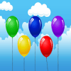 Blow up Balloons. Educational game for kids
