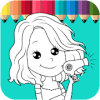 Sweet Girl Salon Coloring - Kids Education占内存小吗