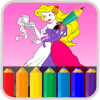 Princess Coloring Book & Drawing Book For Kids
