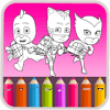 PJ Coloring Hero Masks - Drawing Book For Kids怎么下载