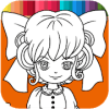 Manga Anime - Free Coloring Book & Paint Color