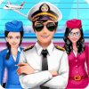 Airplane Cabin Crew Girls✈️ Airport Fun Simulator