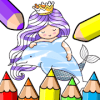 Mermaid Coloring for Kids