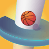 Helix Dunk Jump: Spiral Color Ball Drop tower