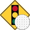 Traffic Signs Coloring By Number - Pixel