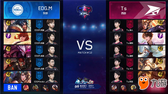 王者榮耀-快訊：Ts 3-1 EDG.M，Ts勢如破竹，斬落東部頭名EDG.M