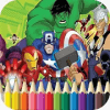 The Avengers Super Heroes Coloring Book