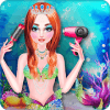 Mermaid Princess Dress up & Spa Nail Makeover Game
