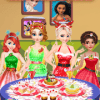 Disney Princesses Christmas Dinner