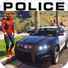 Superhero Police Chase :Furious Cop Car