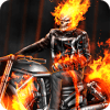 Ghost Bike Skull Rider-City Rescue Blazing Fire 3D