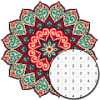 Mandala Coloring By Number - Pixel