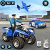 US Police ATV Quad Bike Plane Transport Game