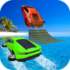 Uphill Waterpark Rush : Car Stunts with Race破解版下载