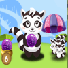 Panda and Racoon Rescue Match Puzzle