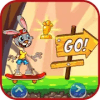 Looney Rabbit world toons skat Bunny