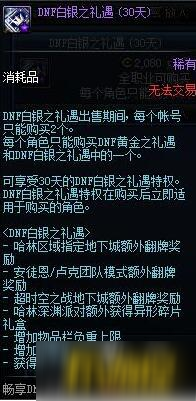 dnf禮遇特權(quán)功能怎么獲取