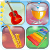 Memory games  Musical instruments matching