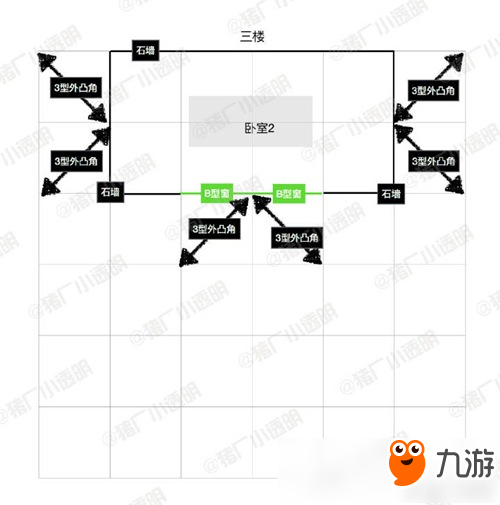 明日之后中式四合院房子设计图纸 豪华建筑推荐第9期