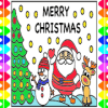 Coloring Santa Claus Merry Christmas