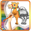 Camel Coloring Book free for kids