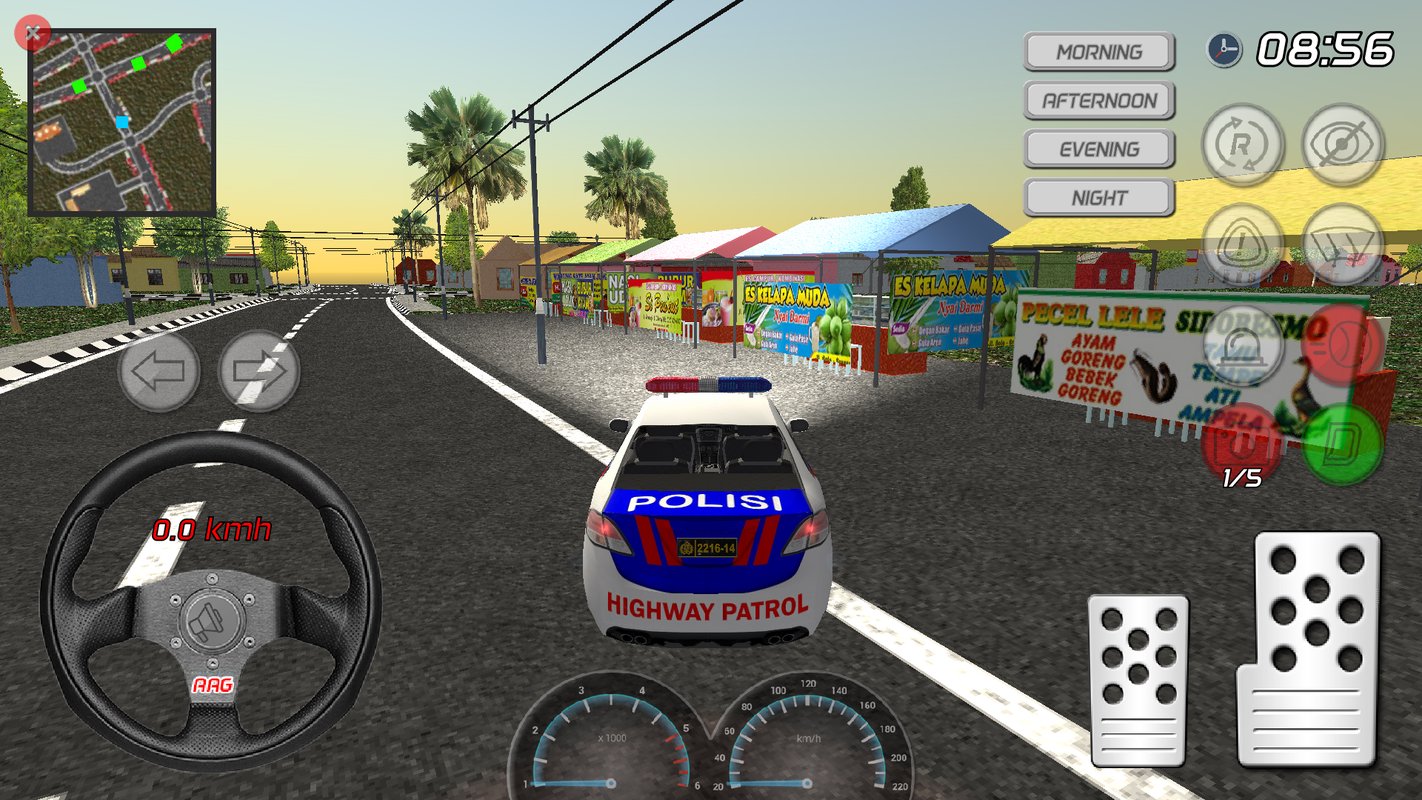 印尼警车模拟好玩吗 印尼警车模拟玩法简介