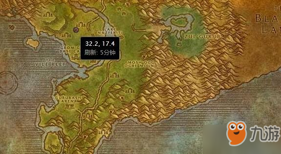 魔兽世界怀旧服辛达尔在哪 目标地点位置坐标分享