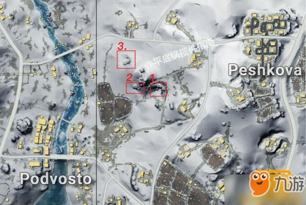 空投洞目前只在雪地地图中出现,入口有三个,位置在双桥镇的东北方向
