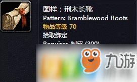 魔獸世界懷舊服荊木長(zhǎng)靴圖紙?jiān)趺传@得 荊木長(zhǎng)靴圖紙獲得方式介紹