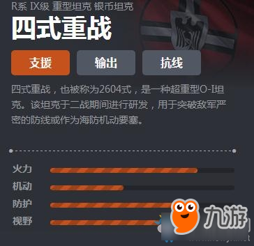 坦克世界R系四式重战怎么样-坦克世界R系四式重战介绍