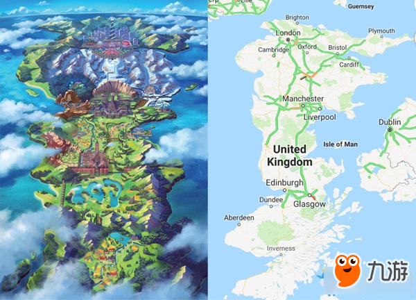 《精灵宝可梦：剑/盾》新地图伽勒尔地区介绍