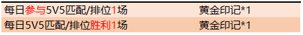王者荣耀黄金印记获取攻略