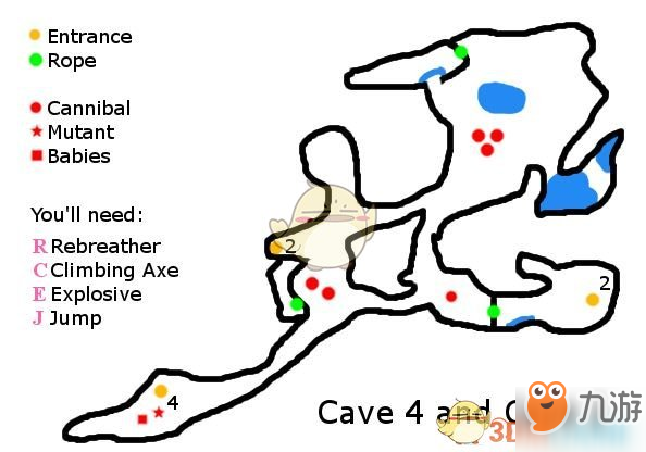 《森林》悬吊洞穴内部地图及盘点分享
