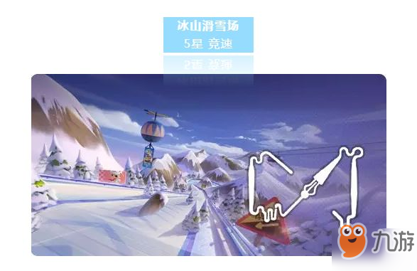 跑跑卡丁车新赛道冰山滑雪场路线详情介绍