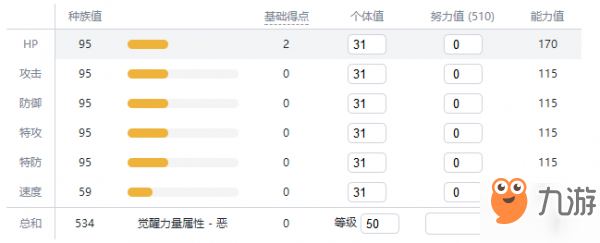 寶可夢劍盾屬性空圖鑒