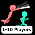 Catch You: 1 to 10 Player Stickman Fighting Game