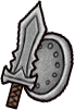 《失落城堡》武器图鉴-钢质短剑（剑盾）