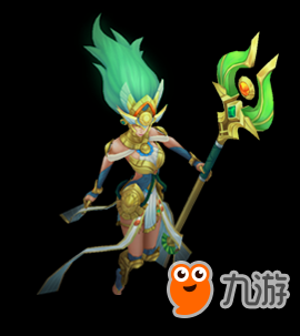 《LOL》圣金之怒 迦娜炫彩皮肤