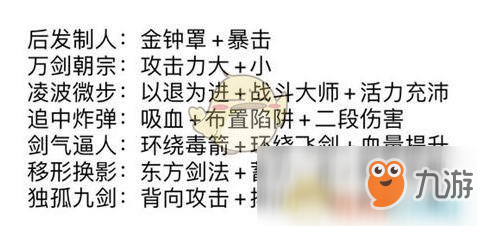 《我功夫特?！方M合技能大全