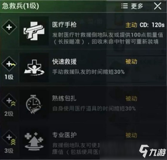 和平精英特種作戰(zhàn)模式急救兵有什么用？急救兵有什么技能？