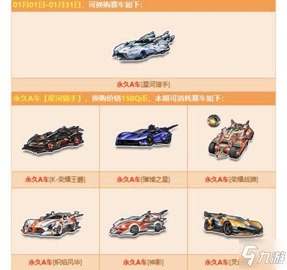 QQ飛車元旦更新內容一覽